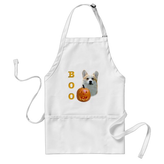 ペンブローク・ウェルシュ・コーギー BOO スタンダードエプロン (正面)