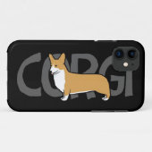 ペンブローク・ウェルシュ・コーギー Case-Mate iPhoneケース (裏面(横))