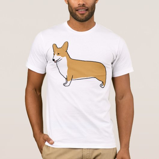ペンブローク・ウェルシュ・コーギー Tシャツ (正面)