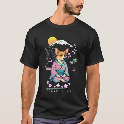 ペンブローク・ウェルシュ・コーギー Tシャツ (正面)