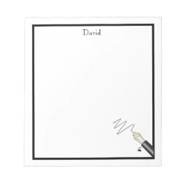 ペンモノグラムのノートパッド ノートパッド