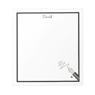 ペンモノグラムのノートパッド ノートパッド