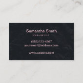 ペンロゴフリーランスのライターと書道のライター 名刺 (裏面)