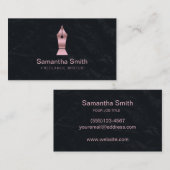 ペンロゴフリーランスのライターと書道のライター 名刺 (正面/裏面)