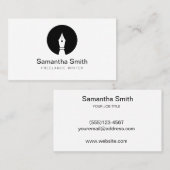 ペンロゴフリーランスのライターと書道のライター 名刺 (正面/裏面)