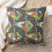 ペンローズサーモンポップ・アートの装飾用クッション クッション (ブランケット)