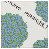 ペンローズタイリング5回対称 ファブリック (クローズアップ)