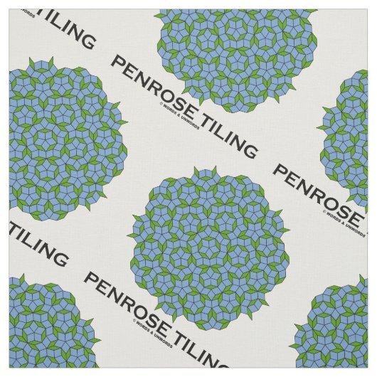 ペンローズタイリング5回対称 ファブリック (見本)