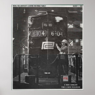 ペン中央鉄道の誕生 ポスター