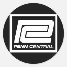 ペン中央鉄道会社のロゴ ラウンドシール