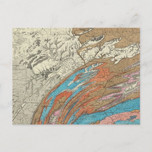 ペン地質層 ポストカード (正面)