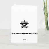 ペン恋しく思ギングリーティングスカード カード (裏面)