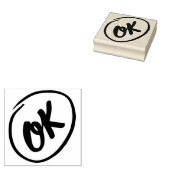 ペン感じ手描き円OKアートスタンプ ラバースタンプ (押印)