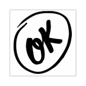 ペン感じ手描き円OKアートスタンプ ラバースタンプ (インプリント)