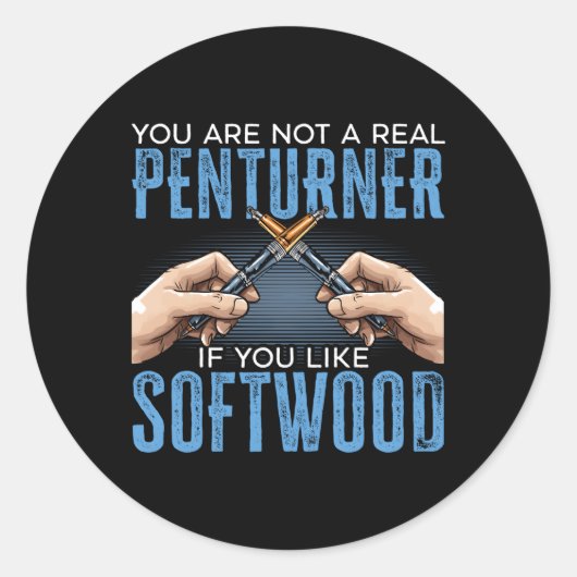 ペン旋盤加工木工ペン作成 ラウンドシール (正面)