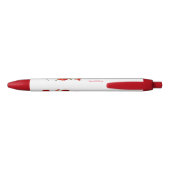 ペン王室の先 黒ボールペン (裏面)