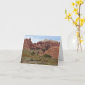 ペン考え三度エンティスペインのー カード (黄色い花)