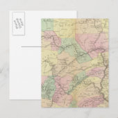 ペン鉄道地図 ポストカード (正面/裏面)