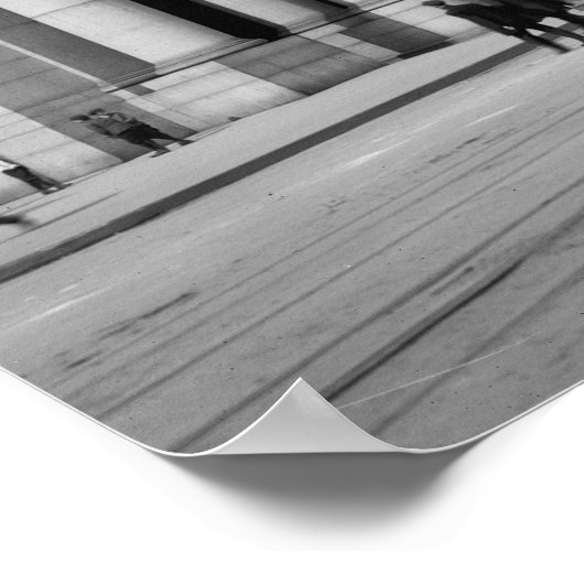 ペン駅イーストファサード、1910。ヴィンテージ写真 ポスター (角)