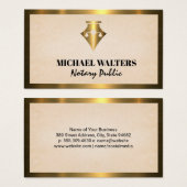 ペン |法律はかりで測 |金ゴールドメタル縁ど (正面&裏面)