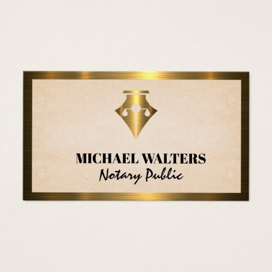 ペン |法律はかりで測 |金ゴールドメタル縁ど (正面)