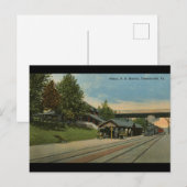 ペンR. R.ステーションPhoenixville PA ポストカード (正面/裏面)