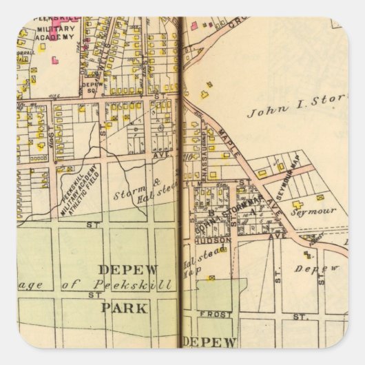 ペークスキル、ニューヨーク4 スクエアシール (正面)