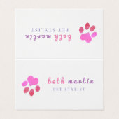 ペーシブリッチペットグルーミングサロンアポイントメント 名刺 (外部フラット)