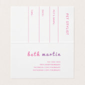 ペーシブリッチペットグルーミングサロンアポイントメント 名刺 (内部フラット)