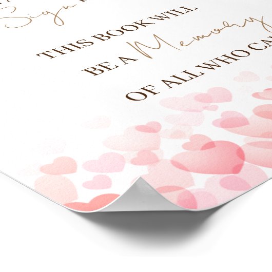 ページとノートメモリ離れのゲストブックの記号を選択 ポスター (角)