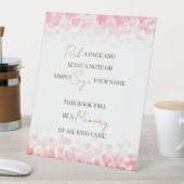 ページとノートメモリ離れのゲストブックの記号を選択 台座サイン (インサイチュ)