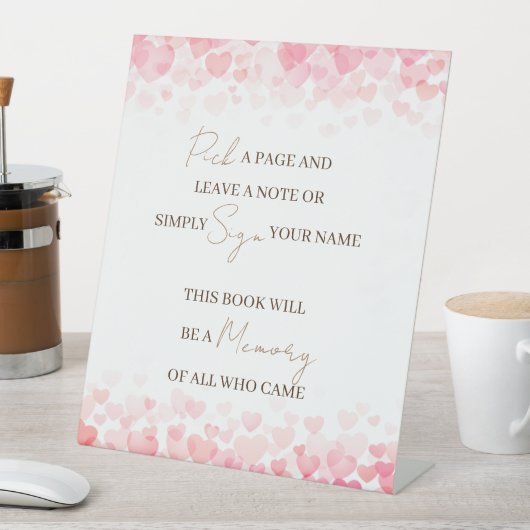 ページとノートメモリ離れのゲストブックの記号を選択 台座サイン (インサイチュ)