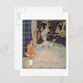 ページのパンチング(カラーリトボ) ポストカード (正面/裏面)