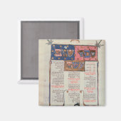 ページの文字とイラストレーション マグネット (正面/裏面)