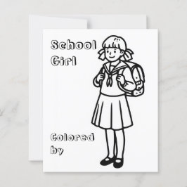 ページの色付け…スクールガール