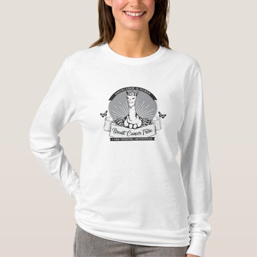 ページの長い袖T; 多数色 Tシャツ (正面)