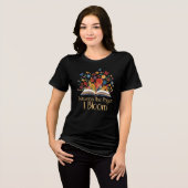 ページの間で私は花開く トライブレンドTシャツ (正面全面)