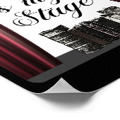 ページは私のステージ作家スローガン ポスター (角)