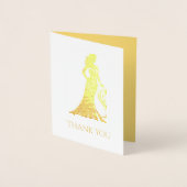 ページアントロイヤリティサンキューカード 箔カード (正面)