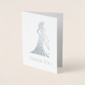 ページアントロイヤリティサンキューカード 箔カード (正面)