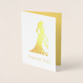 ページアントロイヤリティサンキューカード 箔カード (正面)