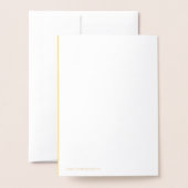 ページアントロイヤリティサンキューカード 箔カード (裏面封筒付き)