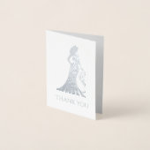 ページアントロイヤリティサンキューカード 箔カード (正面)