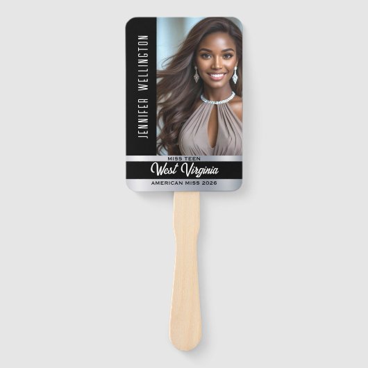 ページアンファンウェーバー | オニキスのシャインセット10ファン ハンドファン (正面)