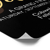 ページェントのポスタークラス招待状,誕生日 ポスター (角)