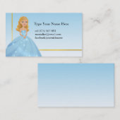 ページェントの女の子のためのテレホンカード コーリングカード (正面/裏面)