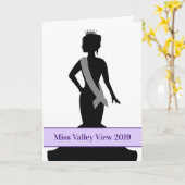 ページェントの挨拶のカードカスタムの発表 カード (黄色い花)