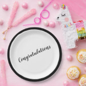 ページェントパーティー紙プレートおめでとう ペーパープレート (パーティー)