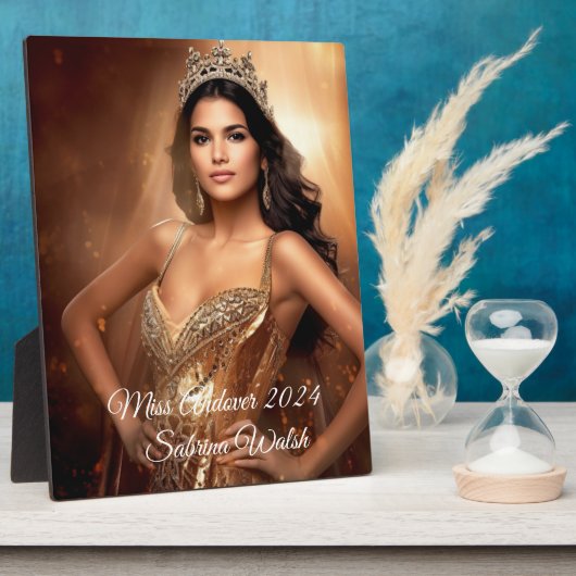 ページェント女王プラーク フォトプラーク (側面)