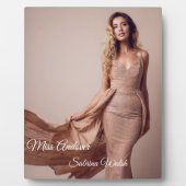 ページェント女王プラーク フォトプラーク (正面)